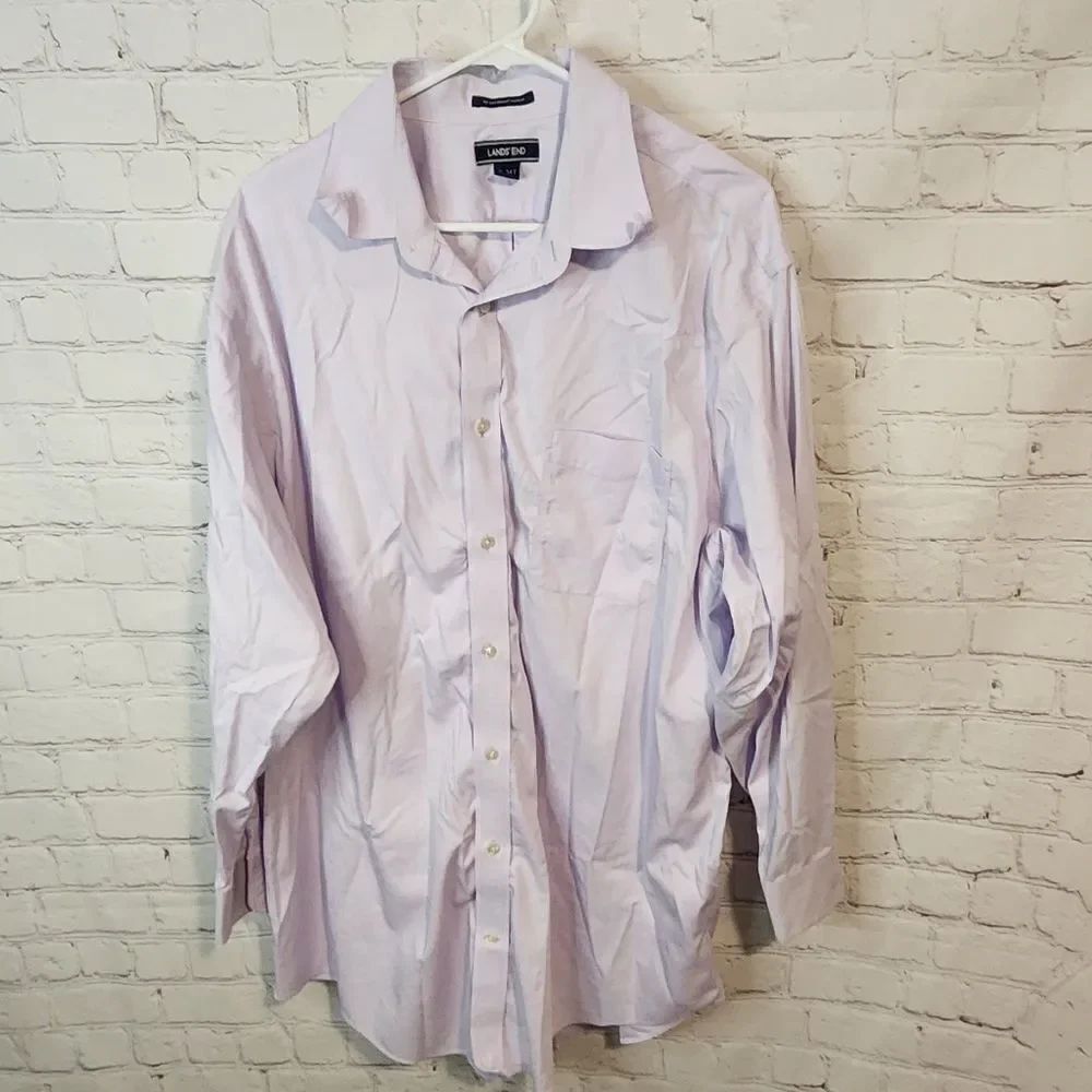 Men's Lands' End longsleeve dress shirt, size 2XLT